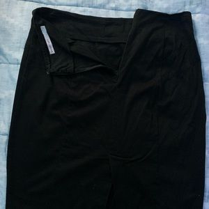 Black pencil skirt